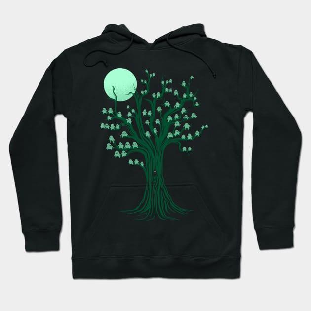 Haunted Tree Hoodie by Sachpica